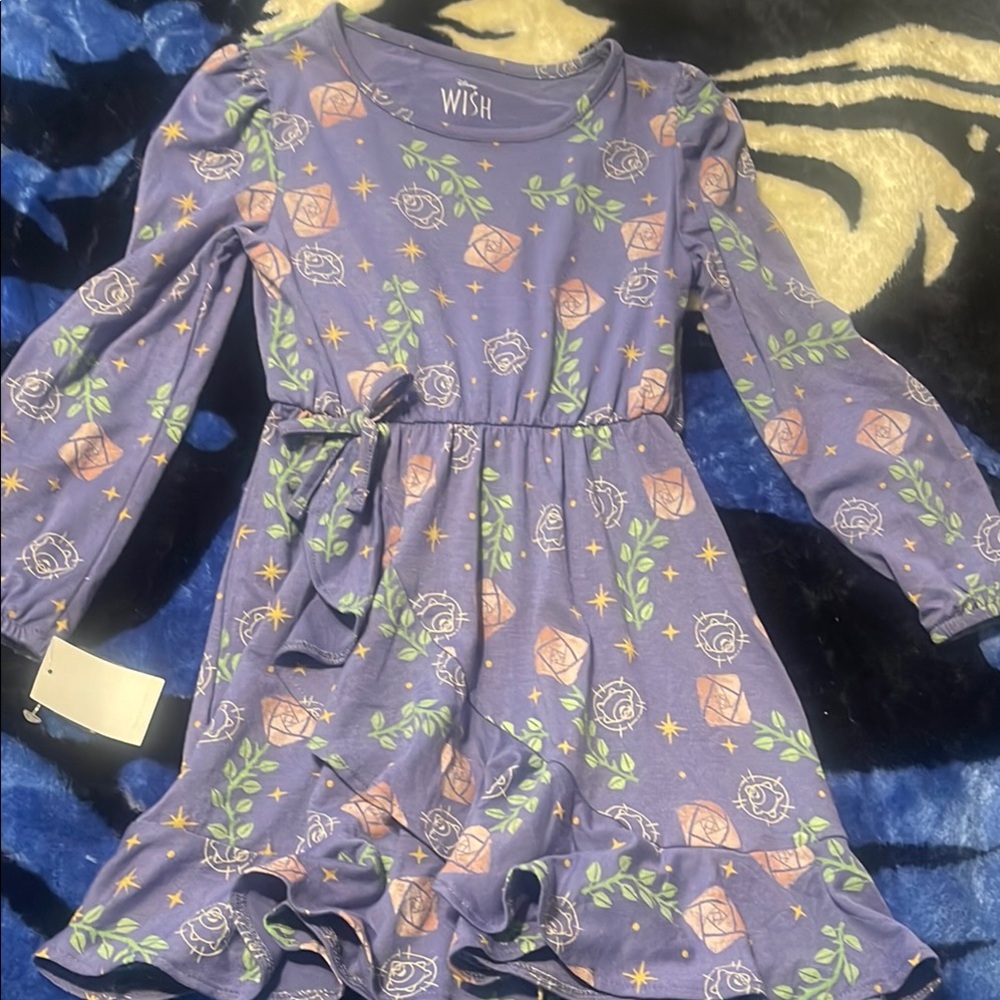New Disney Wish Girls Dress XS 4/5